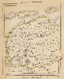 Een oude kaart van De Provincie friesland