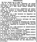Aanstelling als tijdelijk adjunct accountant in Arnhem op 23-04-1929