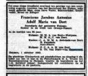 Franciscus Jacobus Antonius Adolf Maria van Dort ev Mathilda M.A. Weitjens <F190308  