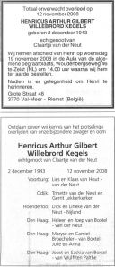 Henri/Henricus Arthur Gilbert Willebrord Kegels
