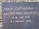 Anna Catharina Huberta Diddens wv Willem/Wilhelmus van Asten/F232037